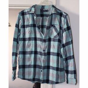 Industry Supply 100% Cotton Flannel Shirt XL, EUC